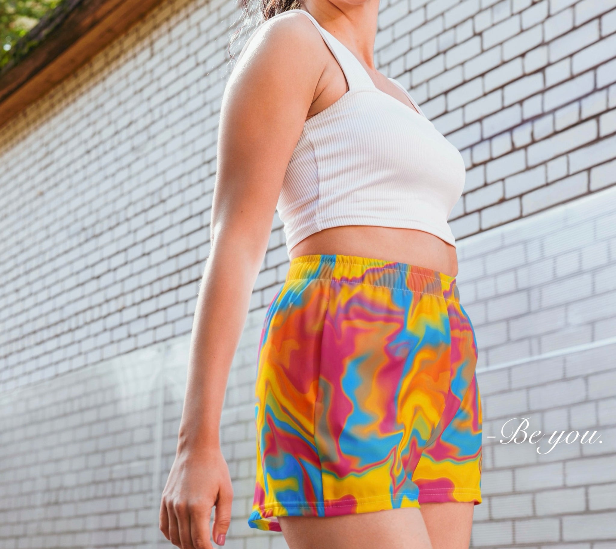 Multicolored Athletic Shorts